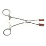 Tongue Holder With Rubber Forceps-جفت ماسك لسان مزود بكاوتش