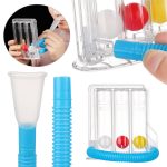 Spirometer three ball breathing exerciser-جهاز لقياس و تحفيز التنفس - Image 4