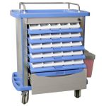Medicine trolley MT-75001A-كراش ترولي لتخزين الدواء